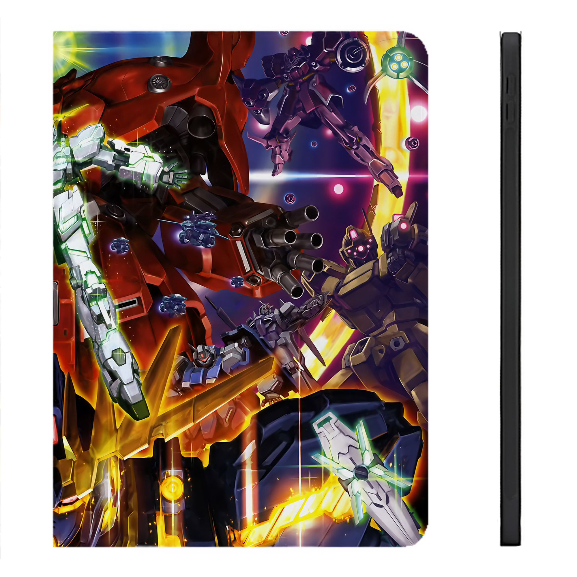 （画像用） 機動戦士ガンダム Mobile Suit Gundam IPadケース ペンホルダー付き ブックスタイルデザイン